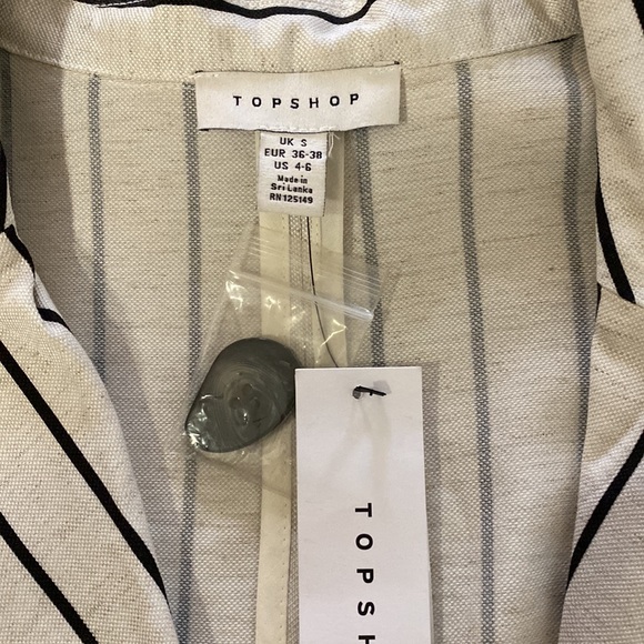 Topshop Button Coat - Picture 9 of 10